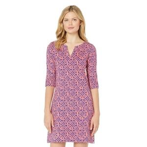 NWT Hatley Blue Crush‎ Mandela Cotton Shift Dress - Size Small